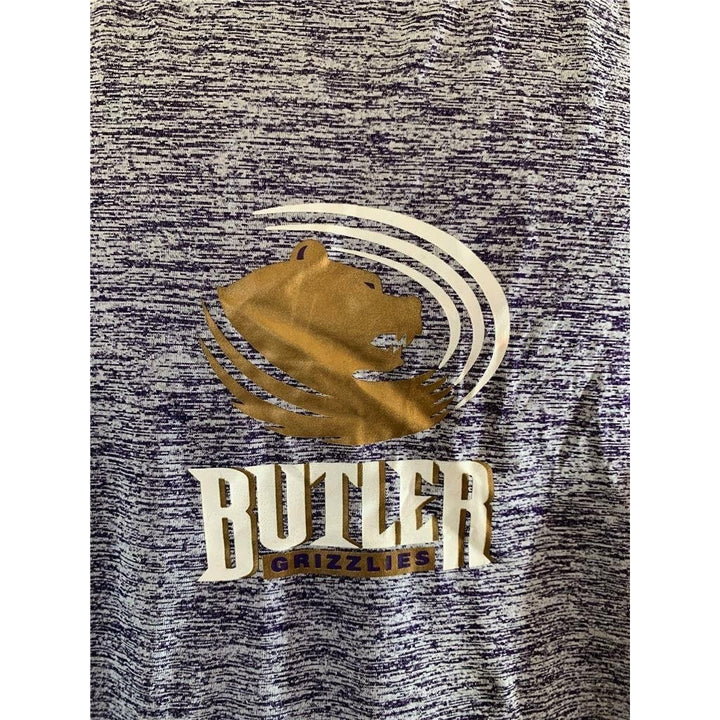 Butler Grizzlies Mens Size XL Purple Russell Athletic Shirt Image 2