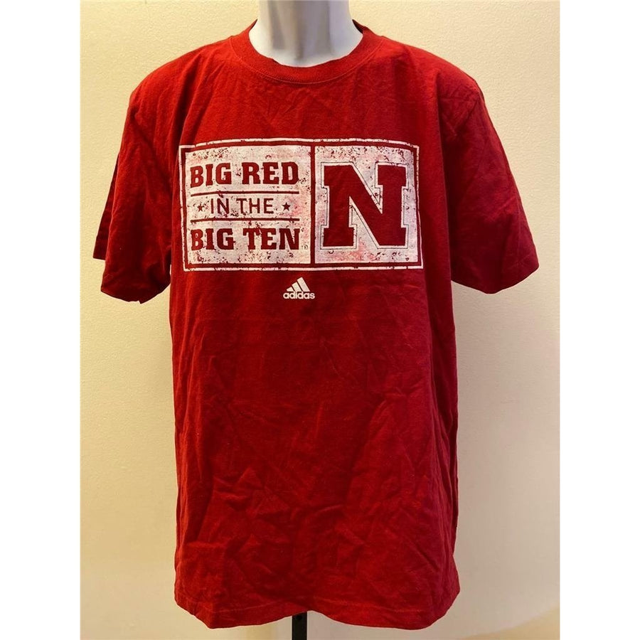 Nebraska Cornhuskers Mens Size L Large Red Shirt Image 1