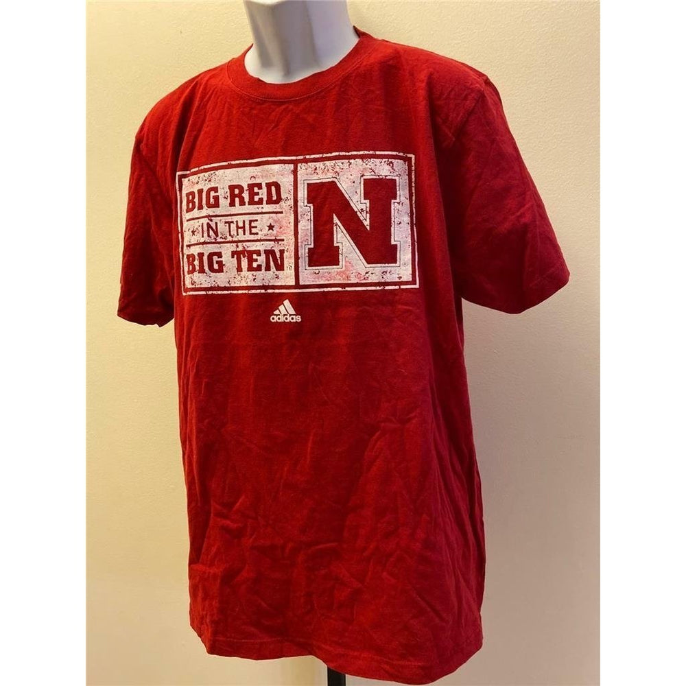 Nebraska Cornhuskers Mens Size L Large Red Shirt Image 2