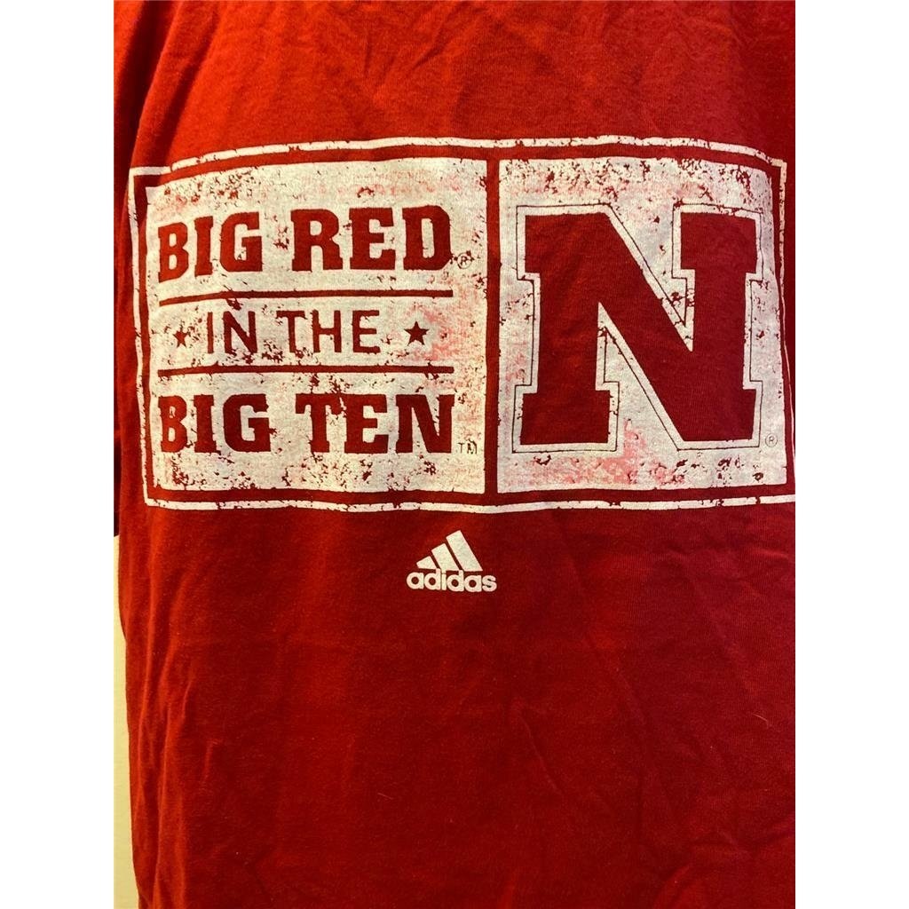 Nebraska Cornhuskers Mens Size L Large Red Shirt Image 3