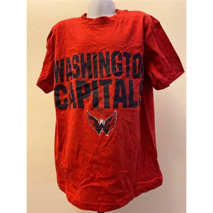 Washington Capitals Youth Size S Small Red Shirt Image 2