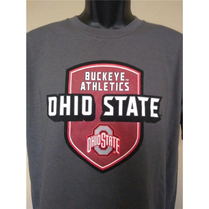 Ohio State Buckeyes Athletics Mens Size M Medium Gray J. America Shirt Image 2