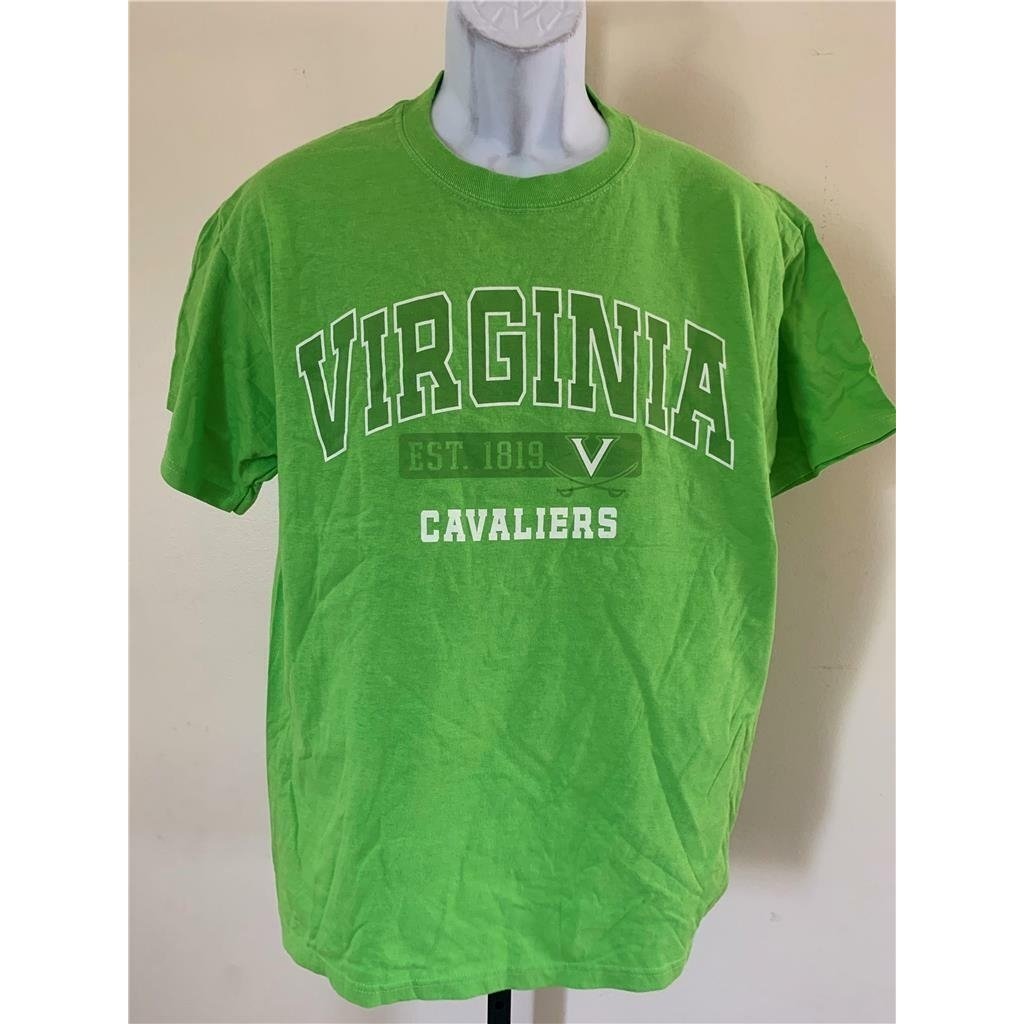 Virgina Cavaliers Mens Size L Large Green Shirt Image 1