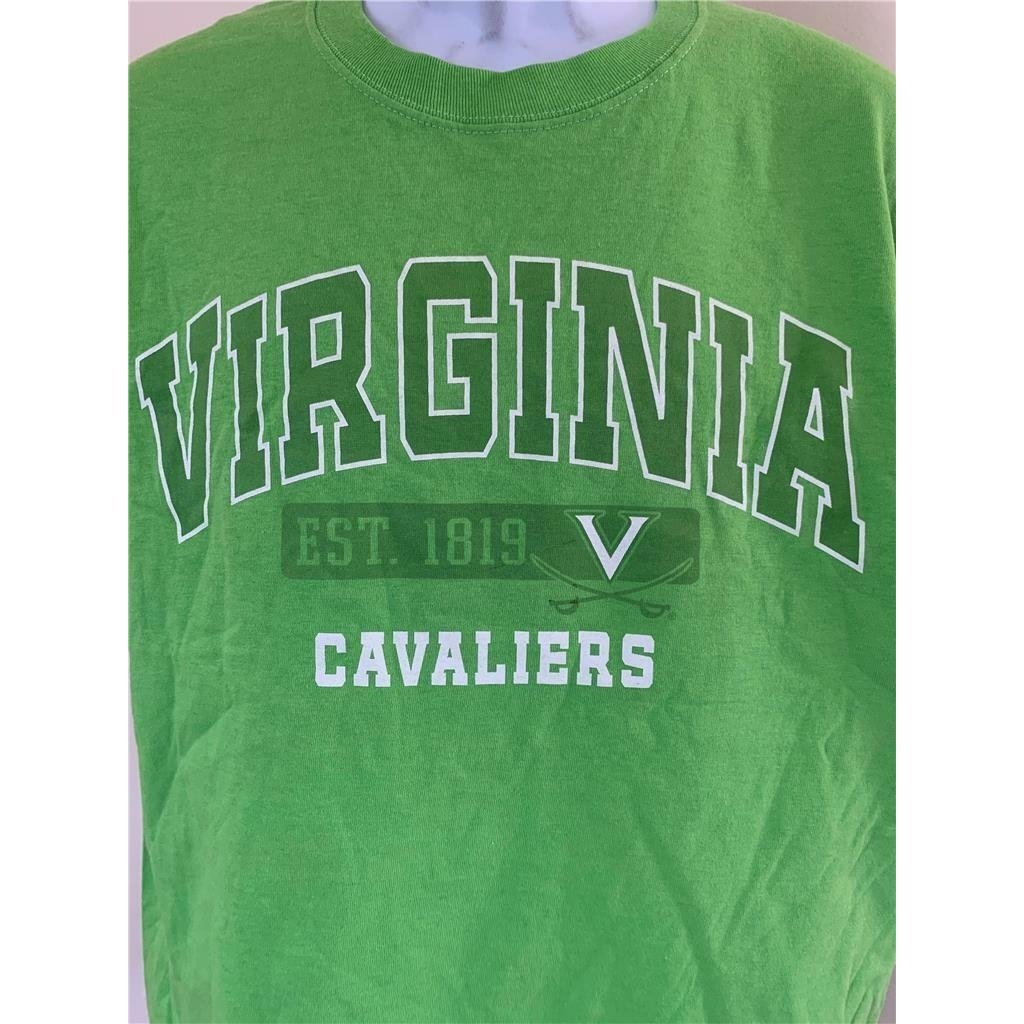 Virgina Cavaliers Mens Size L Large Green Shirt Image 2