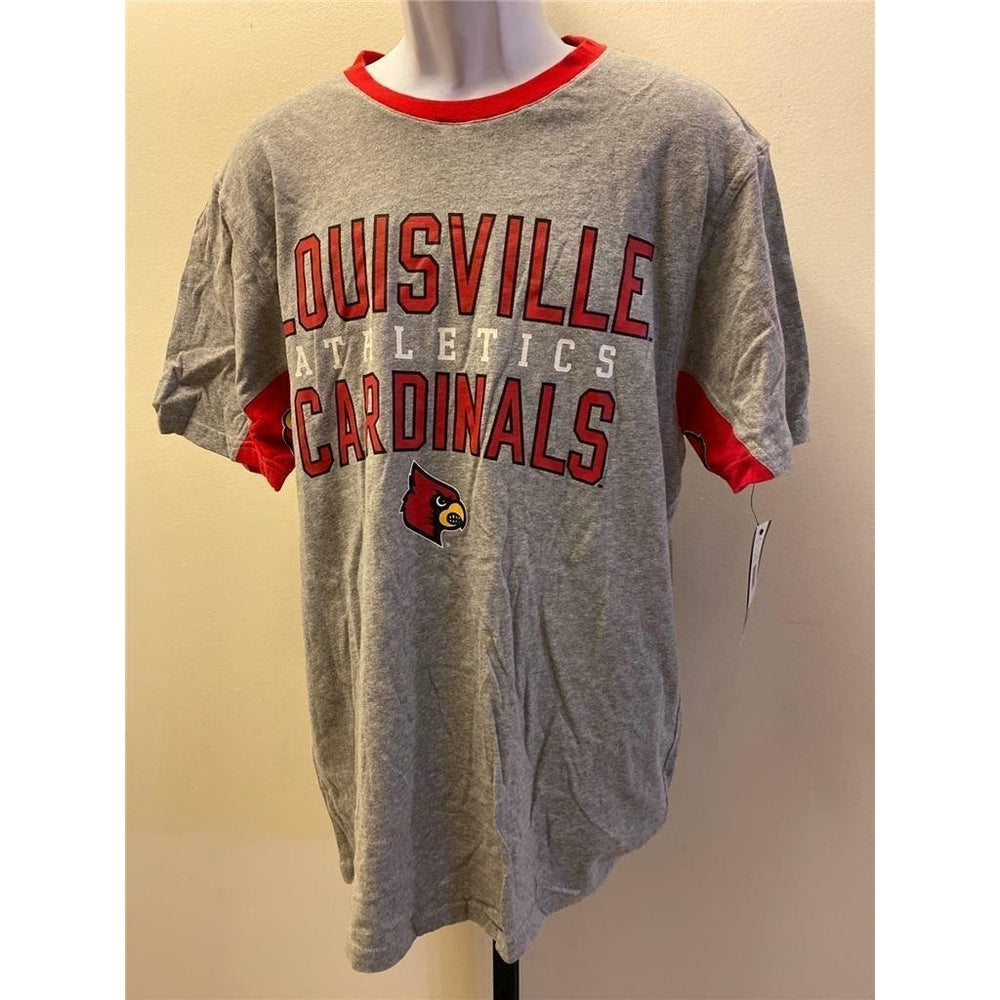 Louisville Cardinals Mens Size XL Gray Shirt Image 2