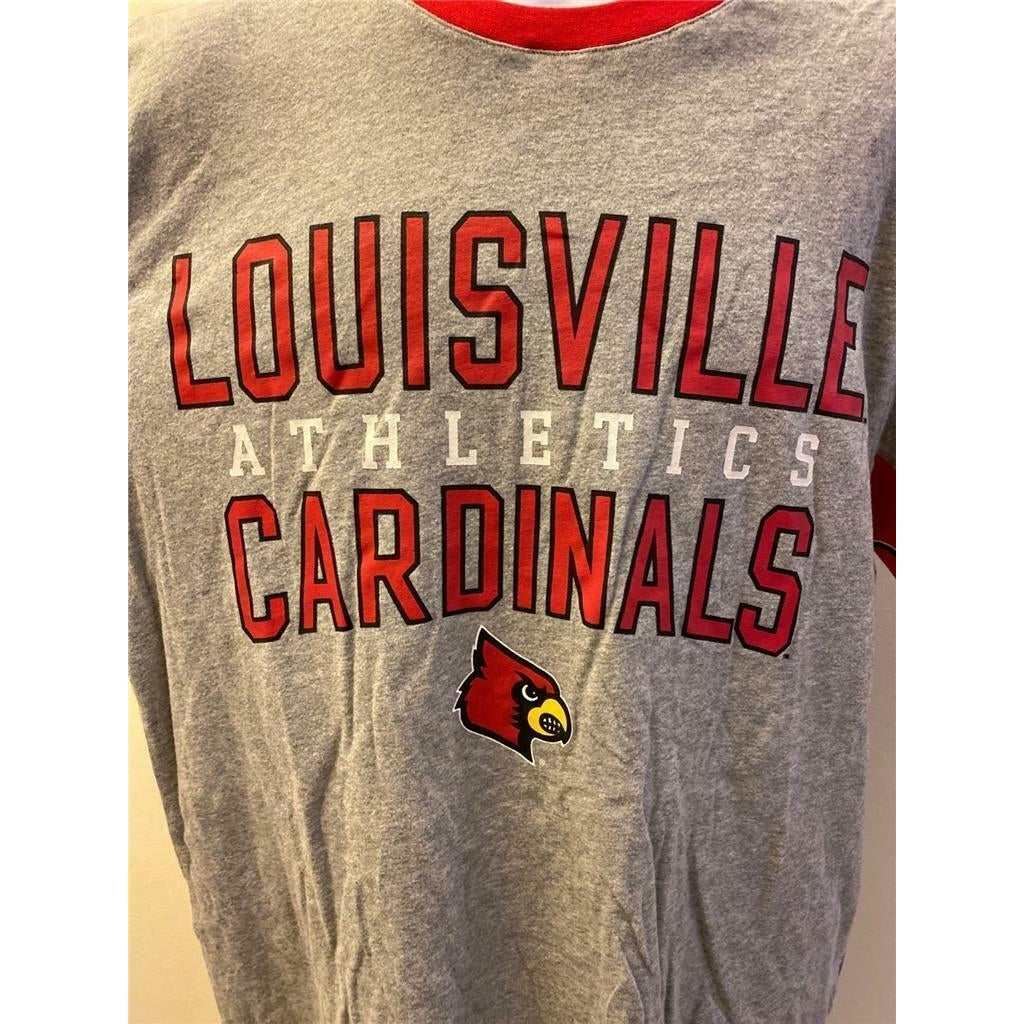 Louisville Cardinals Mens Size XL Gray Shirt Image 3