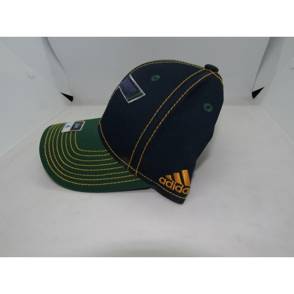 Utah Jazz Mens Size S/M Green Blue Adidas Fitmax Flexfit Hat 24 Image 2