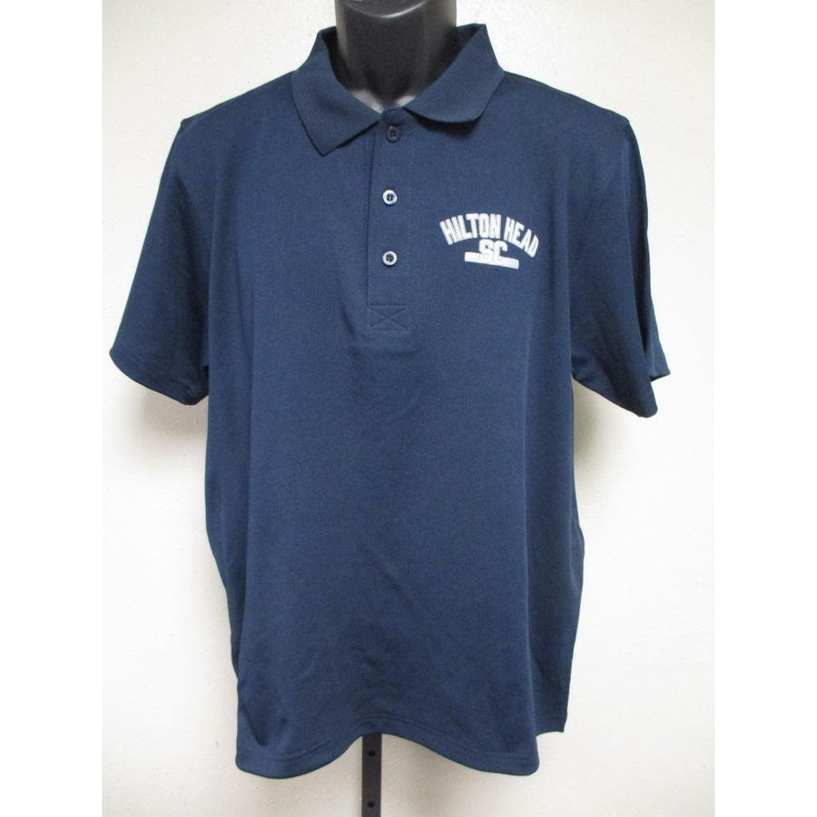 Hilton Head SC South Carolina Adult Mens Size L Large Polo Shirt Image 1