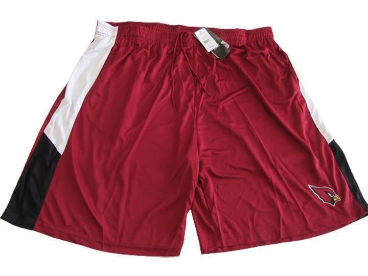 Arizona Cardinals Mens Size 4XL-Tall Red Majestic Athletic Shorts 40 Image 1