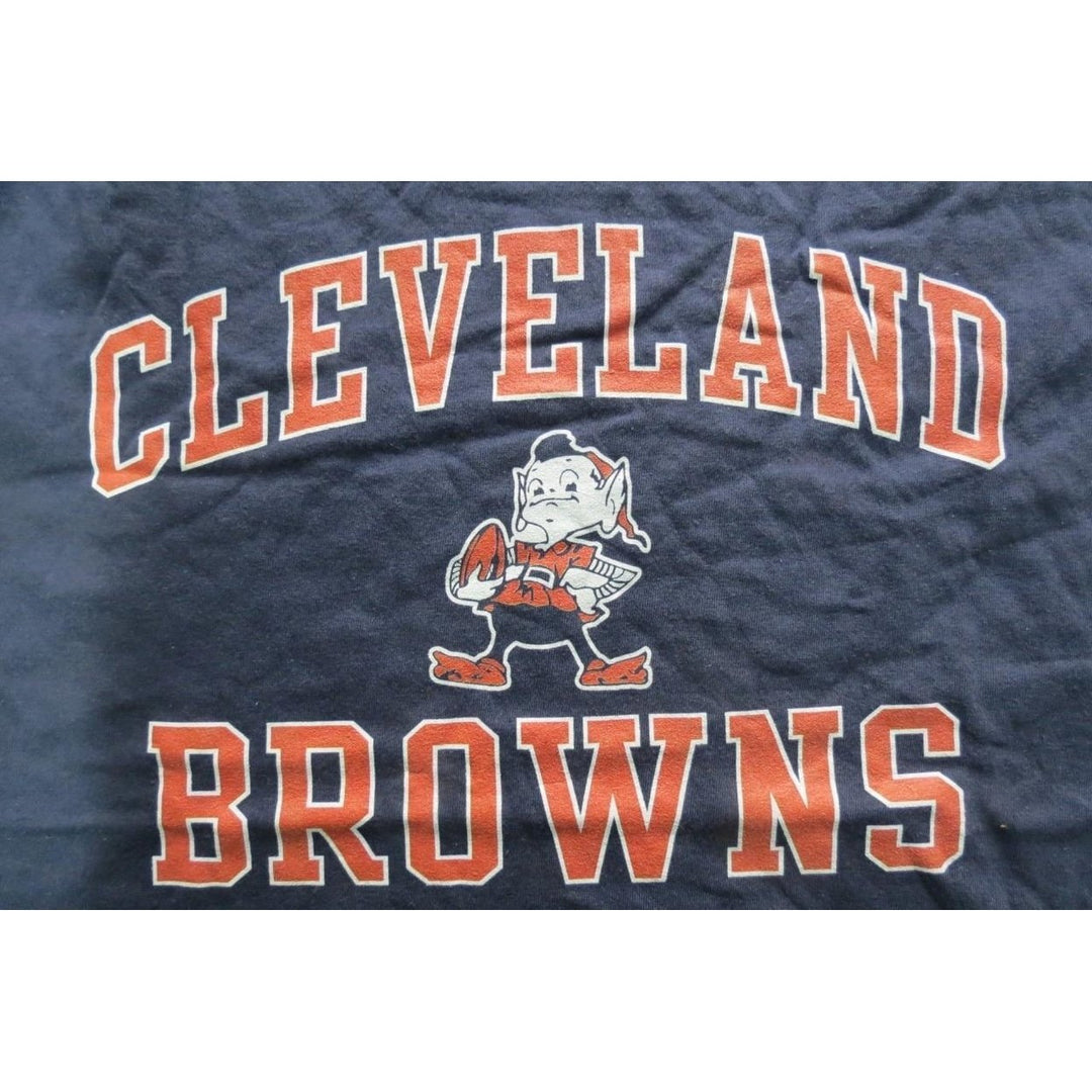 Cleveland Browns Mens Size M Medium Navy Blue Shirt Image 3