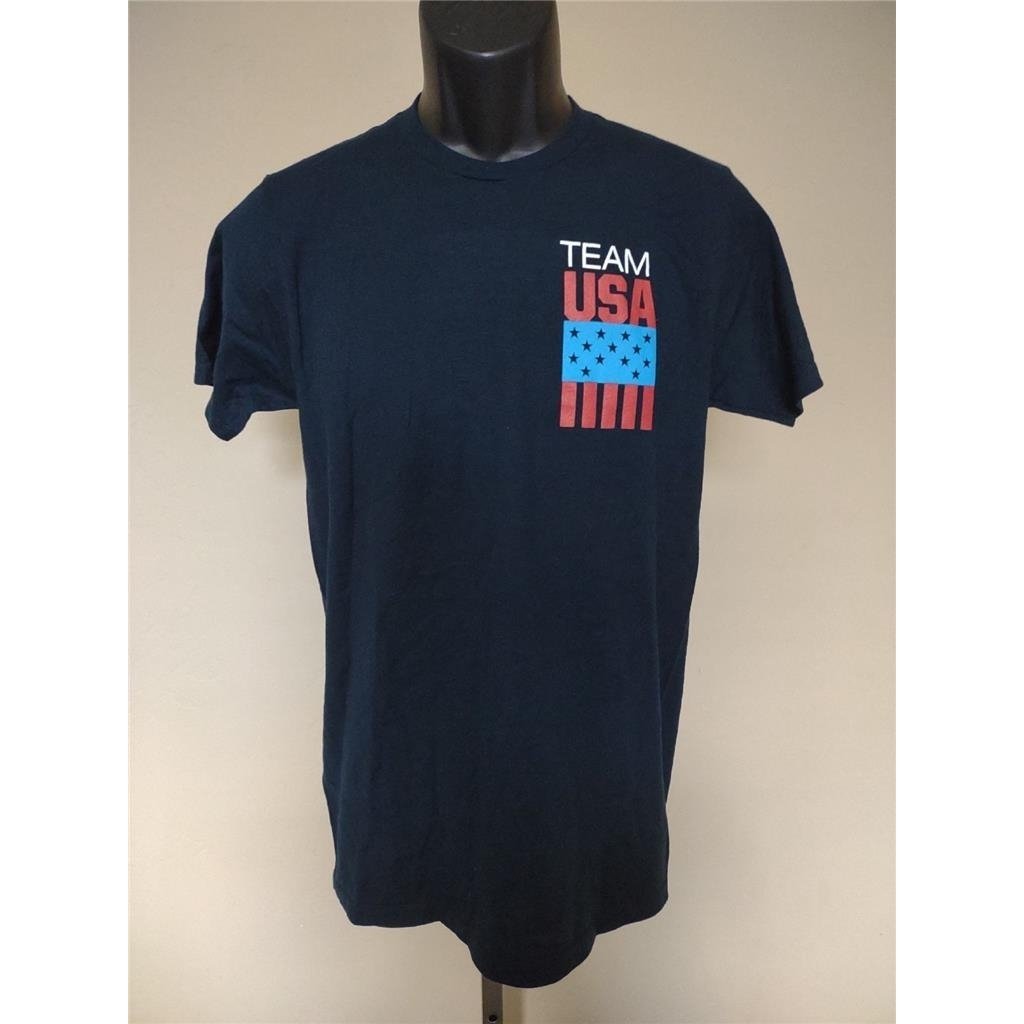 Team USA Olympics Mens Size S Small Blue Shirt Image 1