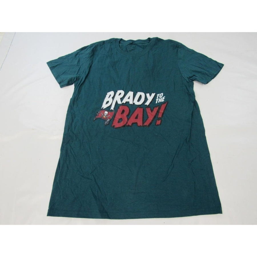 Tampa Bay Buccaneers Tom Brady Mens Size M Medium Castleton Green Shirt Image 1