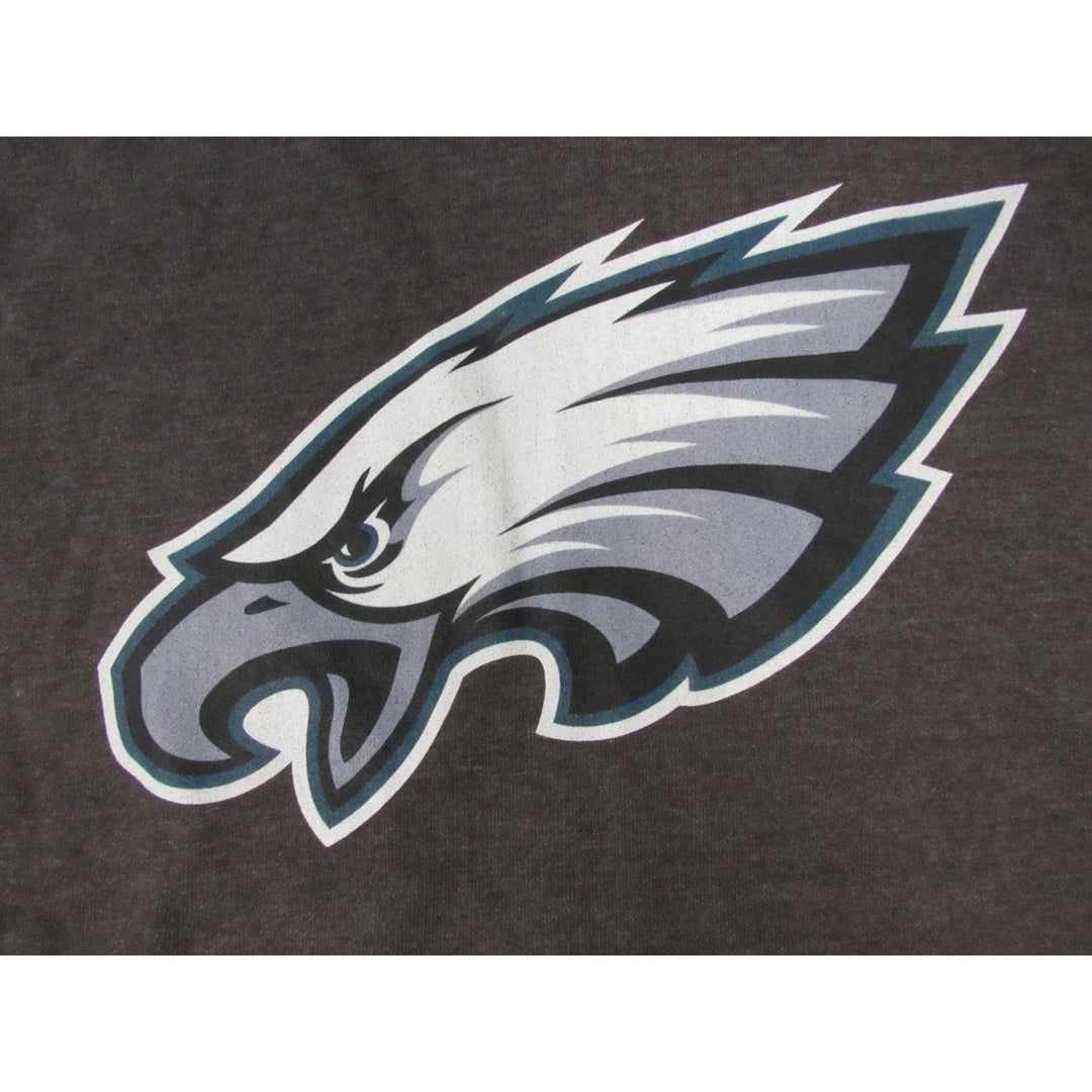 Philadelphia Eagles Mens Size 2XL 2XLarge Gray Hoodie Image 3