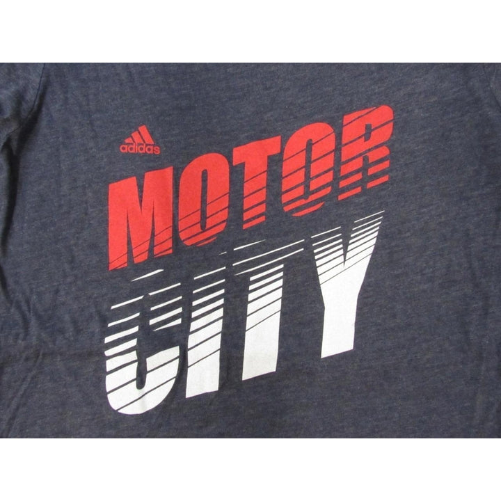 Detroit Pistons Motor City Womens Size M Medium Blue Adidas Shirt Image 3