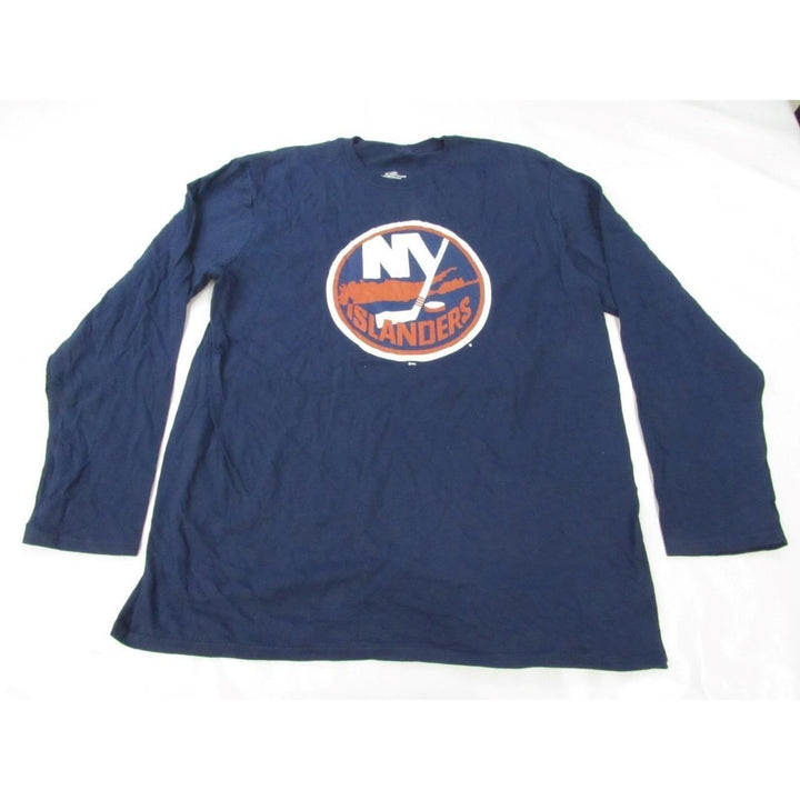 York Islanders Mens Size XL XLarge Blue Long Sleeve Shirt Image 1