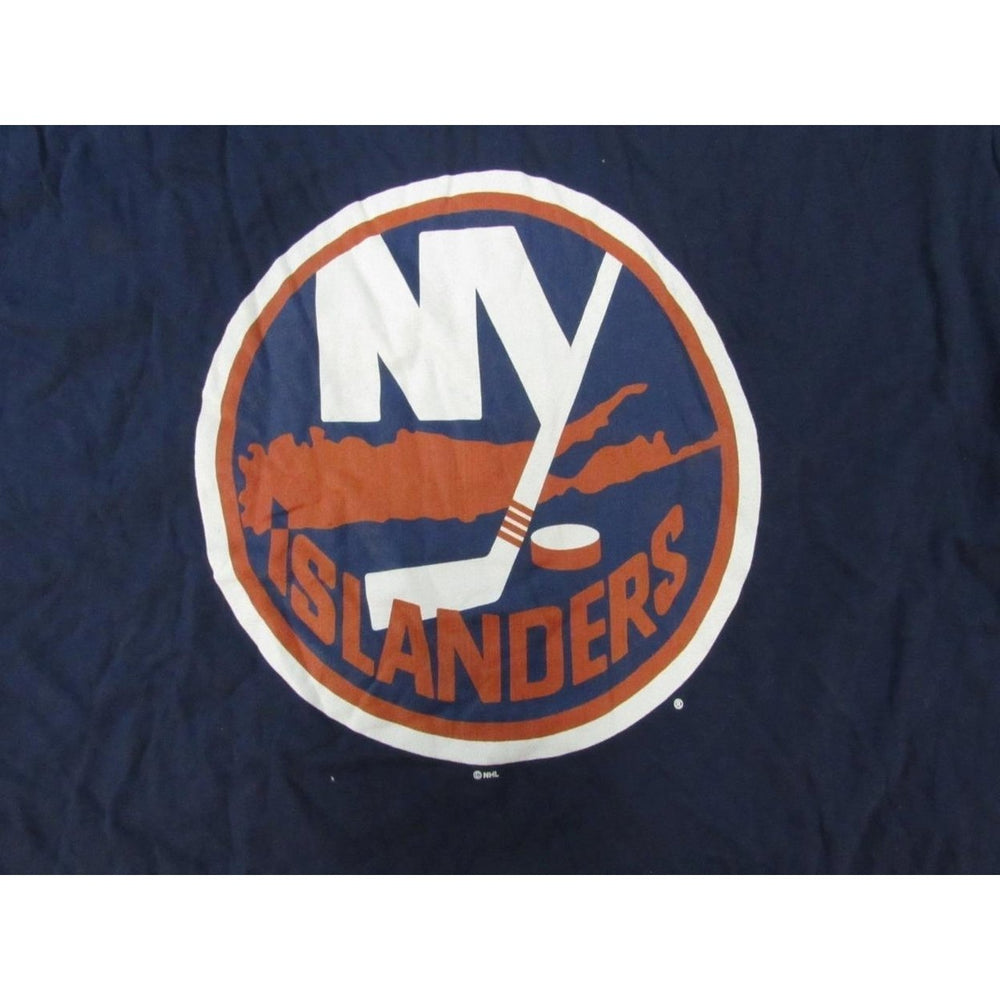 York Islanders Mens Size XL XLarge Blue Long Sleeve Shirt Image 2