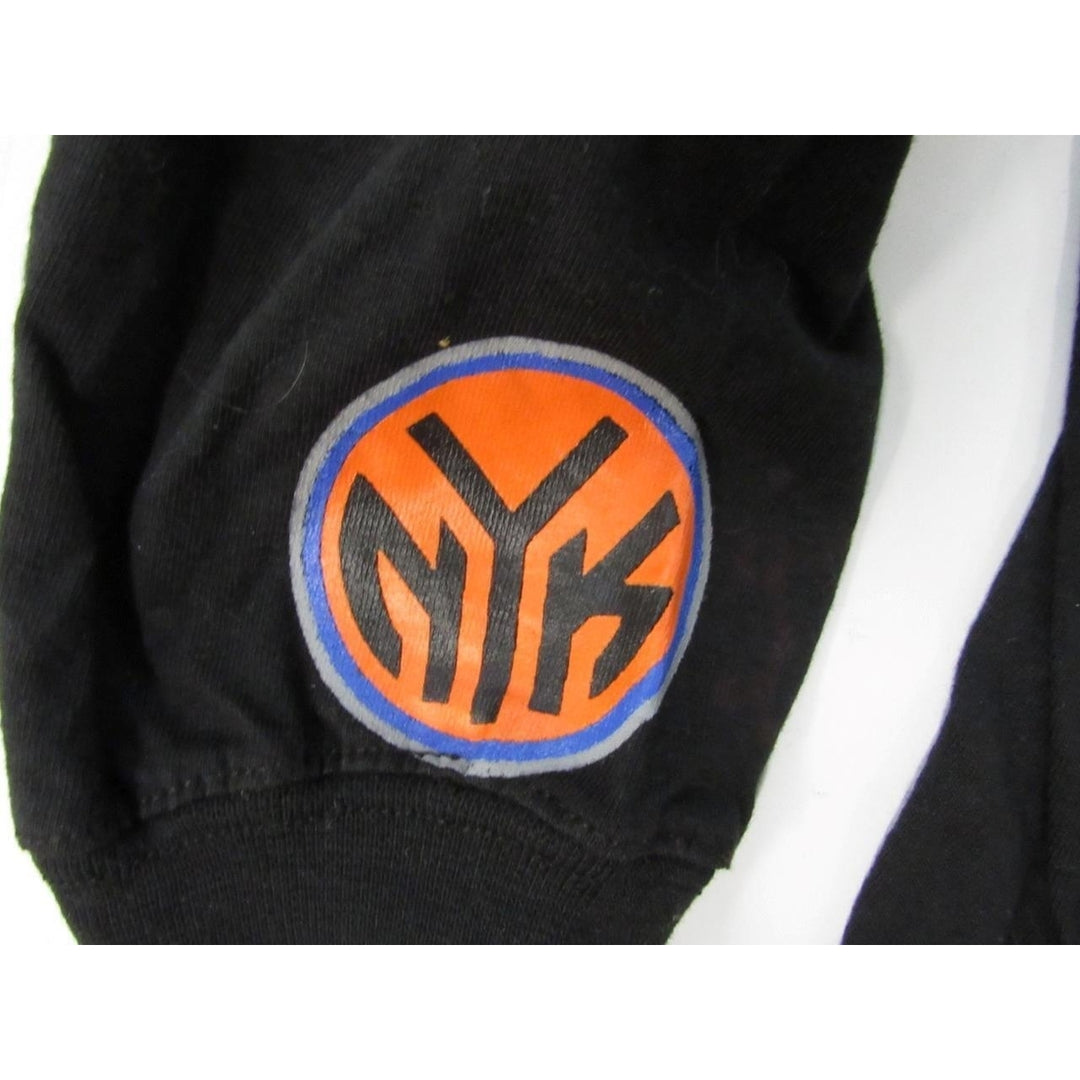 York Knicks Youth Size L Large (14/16) Black Adidas Long Sleeve Shirt Image 4