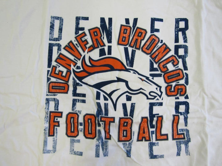 Denver Broncos Mens Size 3XL 3XLarge White Majestic Long Sleeved Shirt Image 3