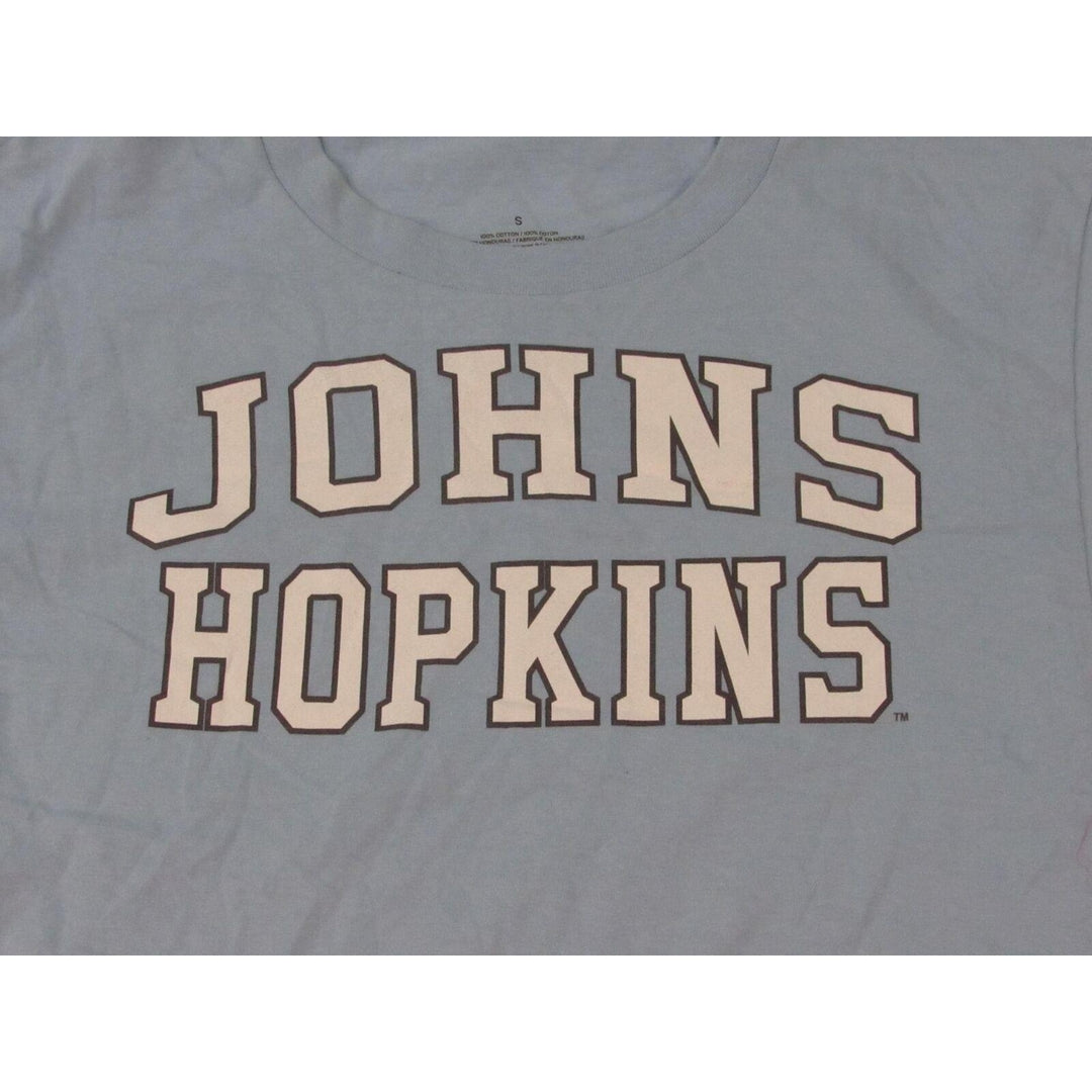 Johns Hopkins Blue Jay Mens Size S Small Light Blue Shirt Image 3