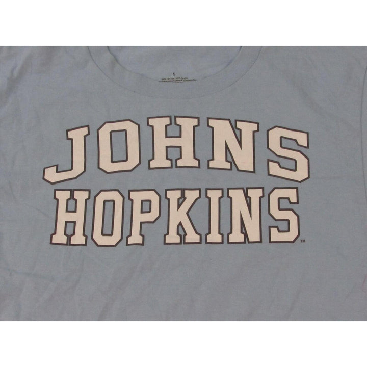 Johns Hopkins Blue Jay Mens Size S Small Light Blue Shirt Image 3