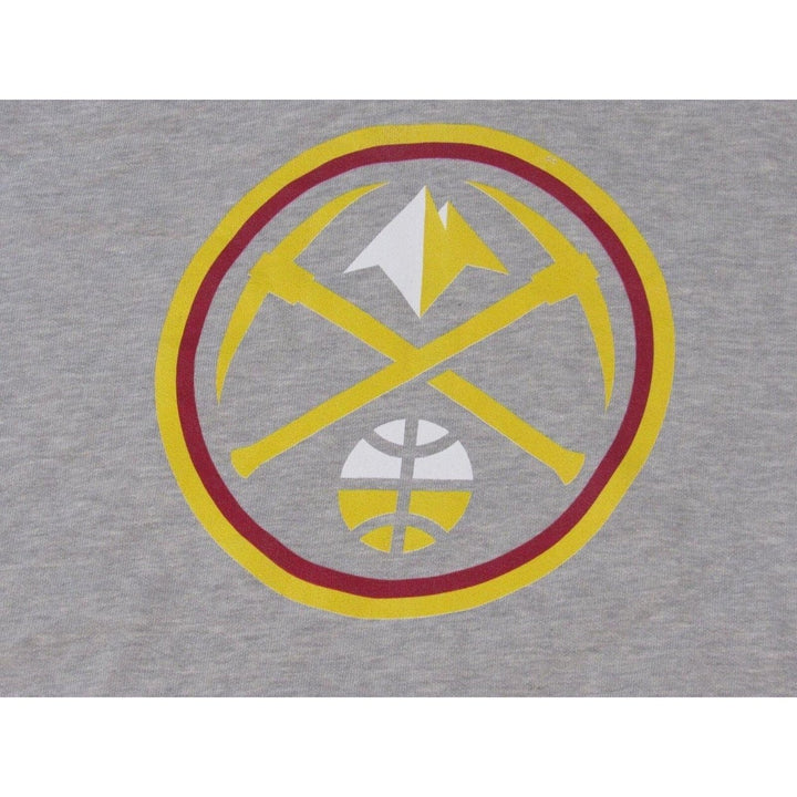 Denver Nuggets Mens Size 4XL 4XLarge Gray Hoodie Image 3