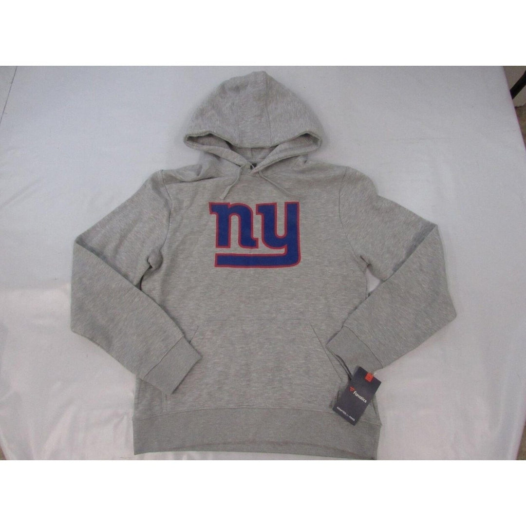 York Giants 86 Darius Slayton Mens Size M Medium Grey Hoodie Image 1