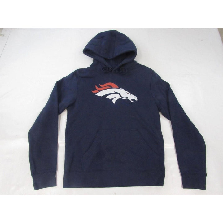 Denver Broncos 10 Jerry Jeudy Mens Size S Small Blue Hoodie Image 1