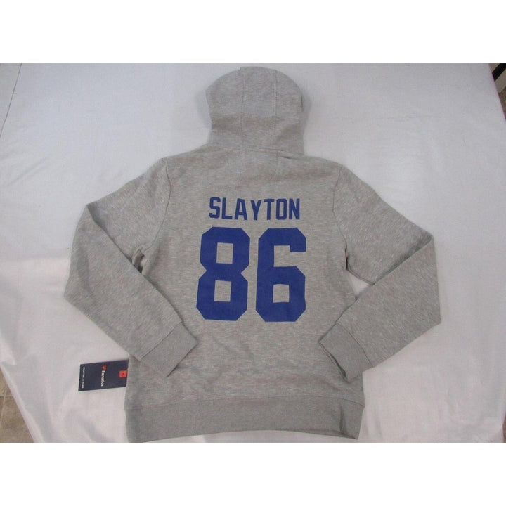 York Giants 86 Darius Slayton Mens Size M Medium Grey Hoodie Image 3