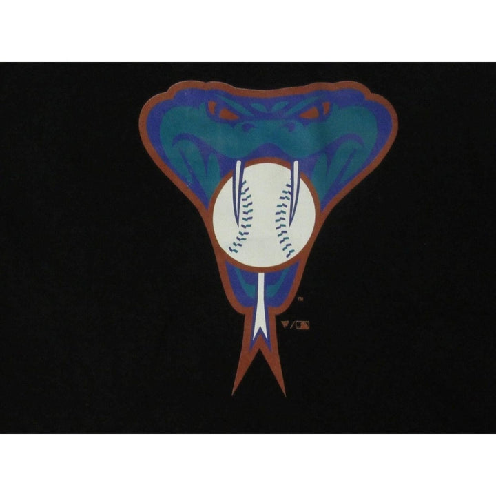 Arizona Diamondbacks Alternate Logo Mens Size S Small Black Sweatshirt Image 3