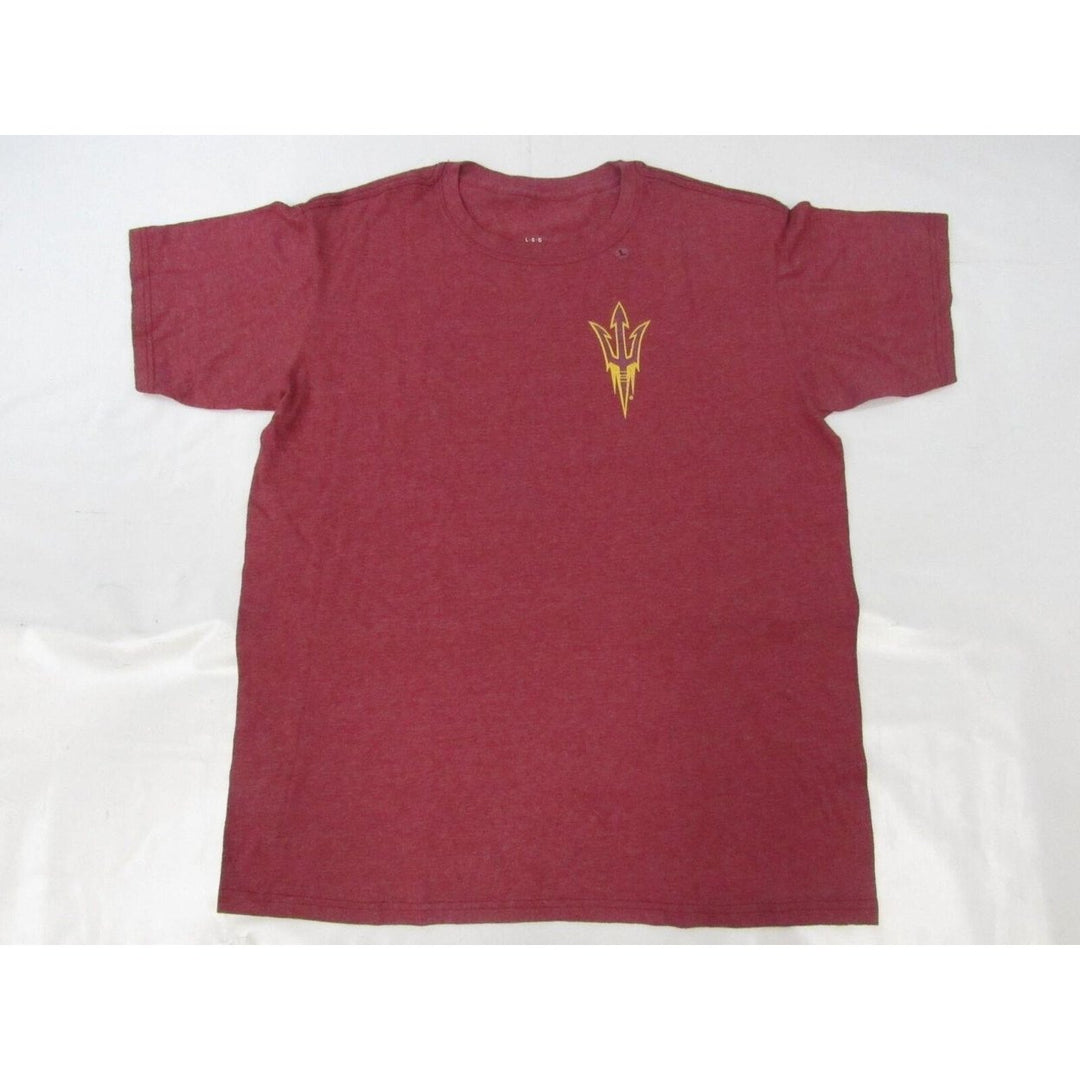 Arizona State Sun Devils Mens Size L Large Red Shirt Image 1