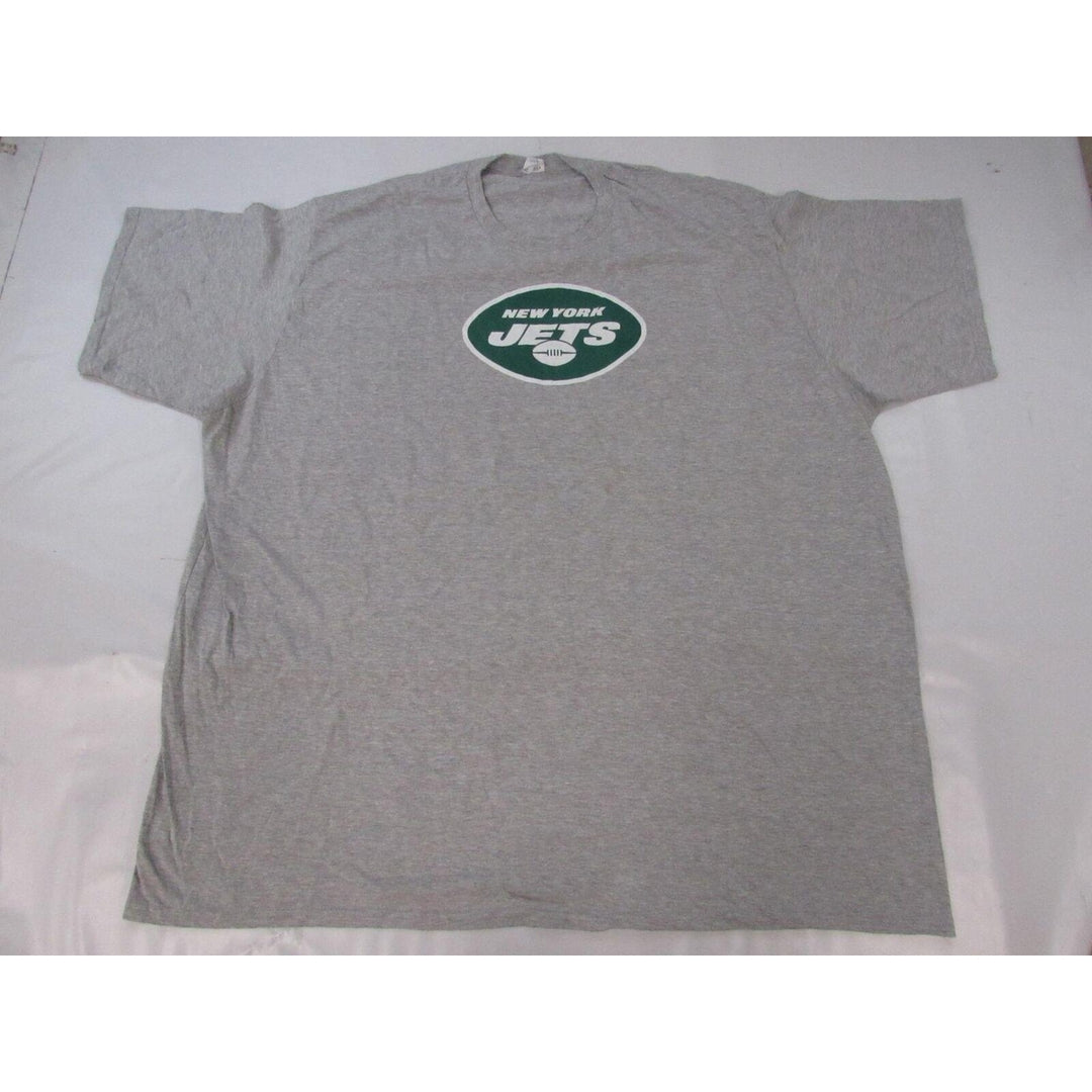 York Jets Mens Size 5XL 5XLarge Gray Shirt Image 1