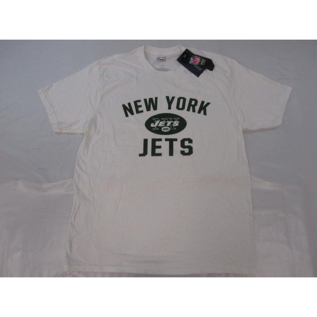 York Jets Mens Size L Large White Shirt Image 1