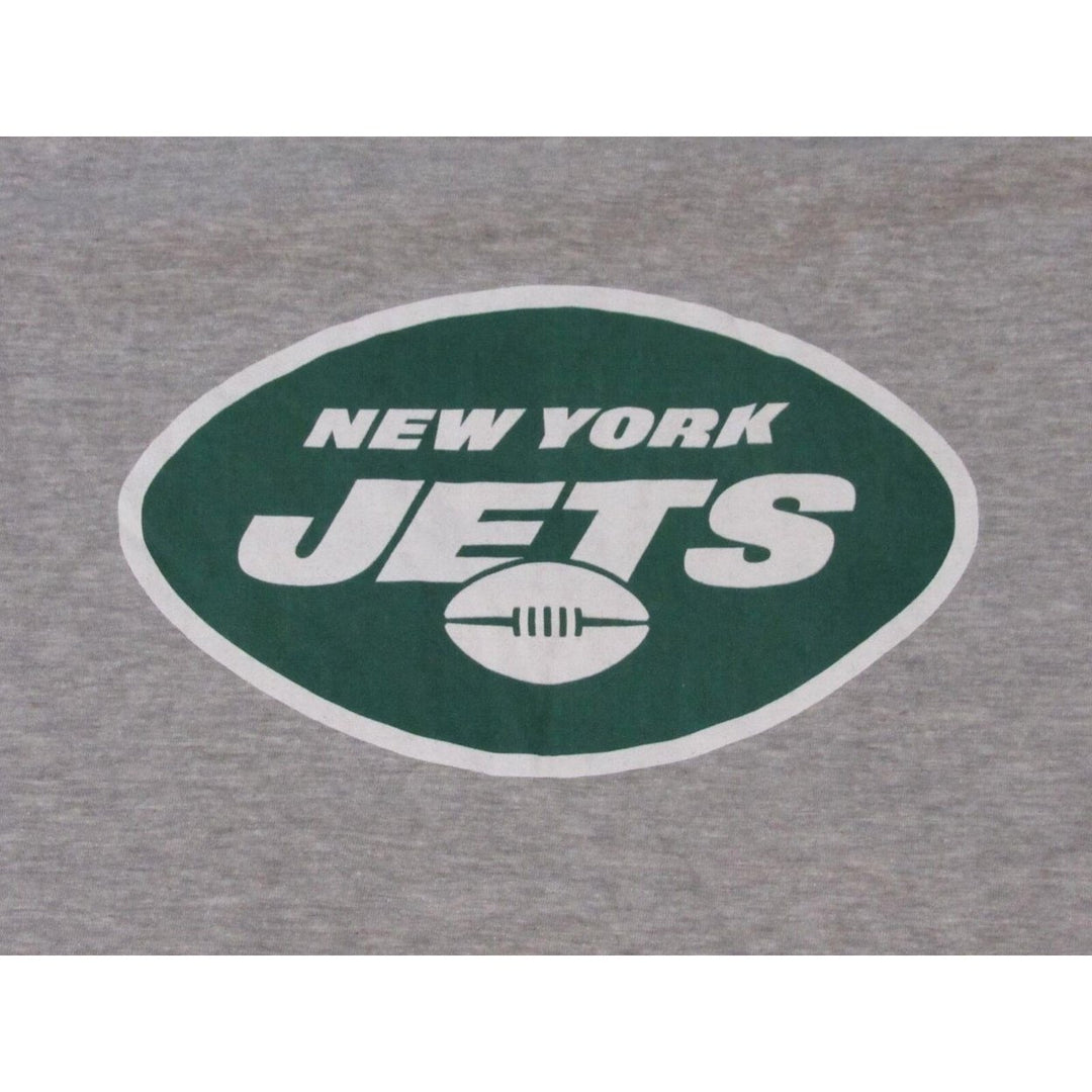 York Jets Mens Size 5XL 5XLarge Gray Shirt Image 3