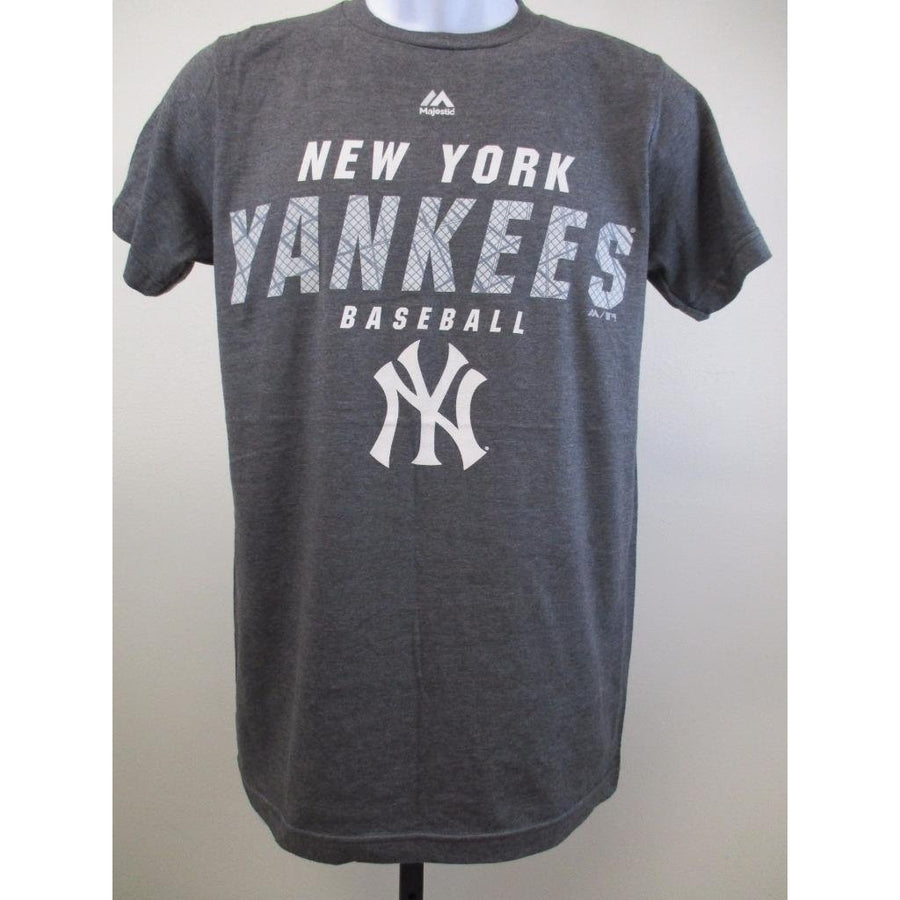 NY York Yankees Baseball Mens Size S Small Majestic Shirt 26 Image 1