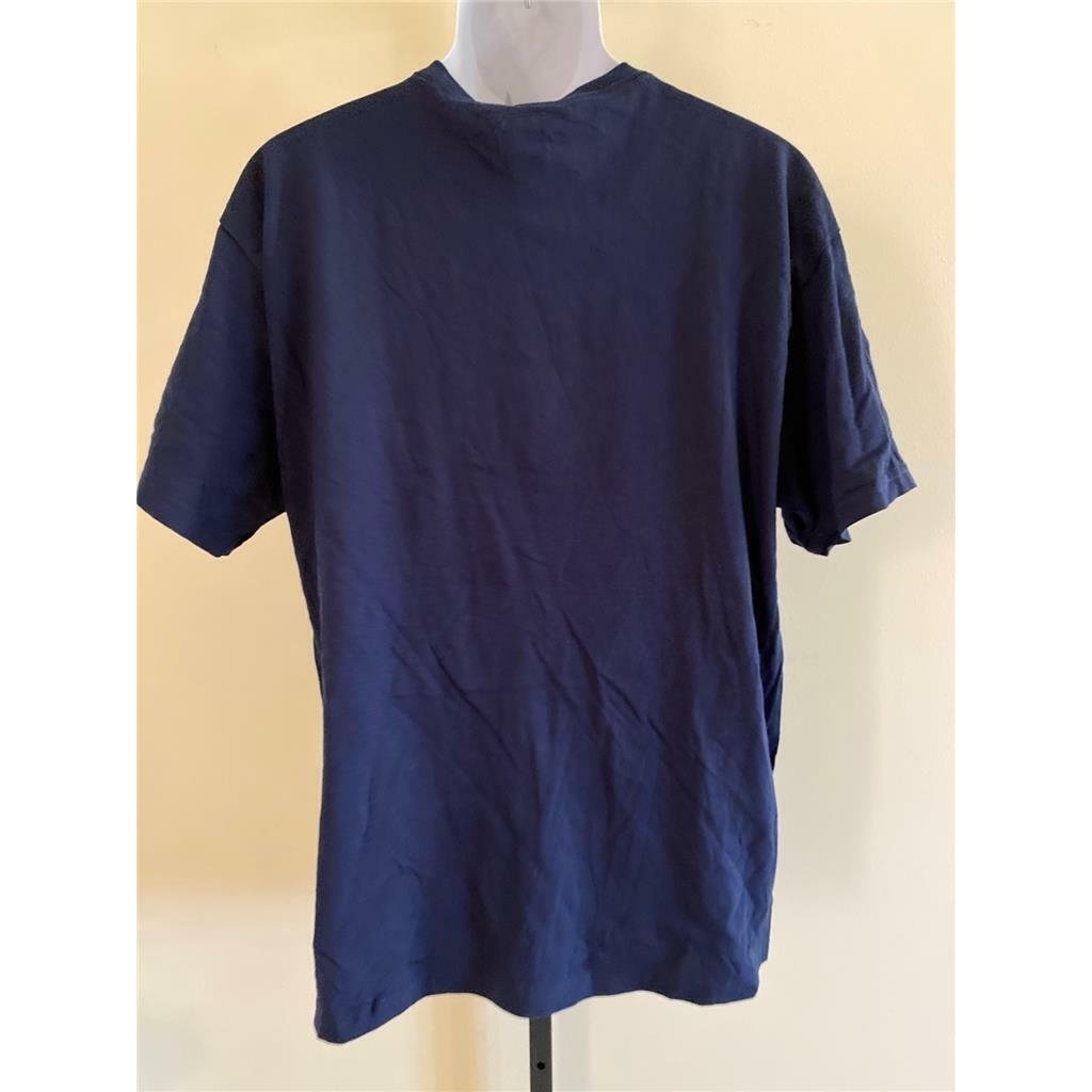 Auburn Tigers Mens Size L Large Blue Russell Shirt Image 4