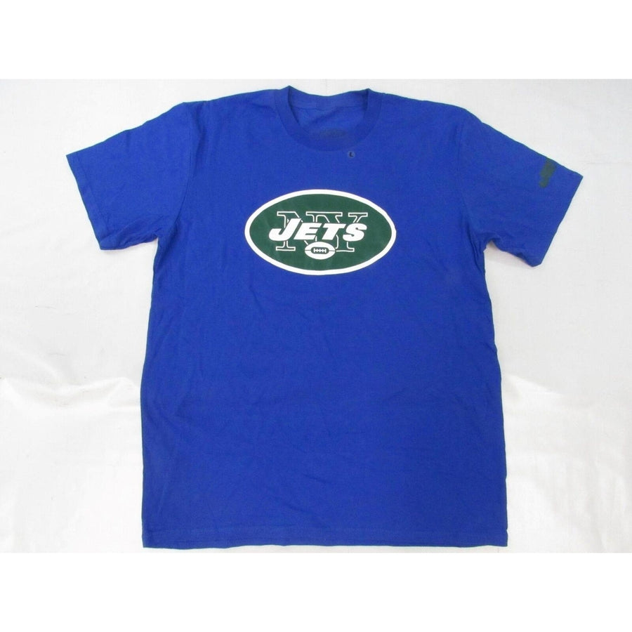 York Jets 7 Haason Reddick Mens Size L Large Blue Shirt Image 1