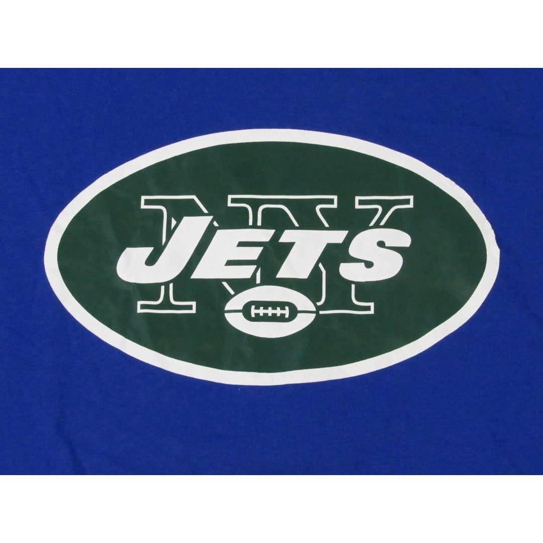 York Jets 7 Haason Reddick Mens Size L Large Blue Shirt Image 3