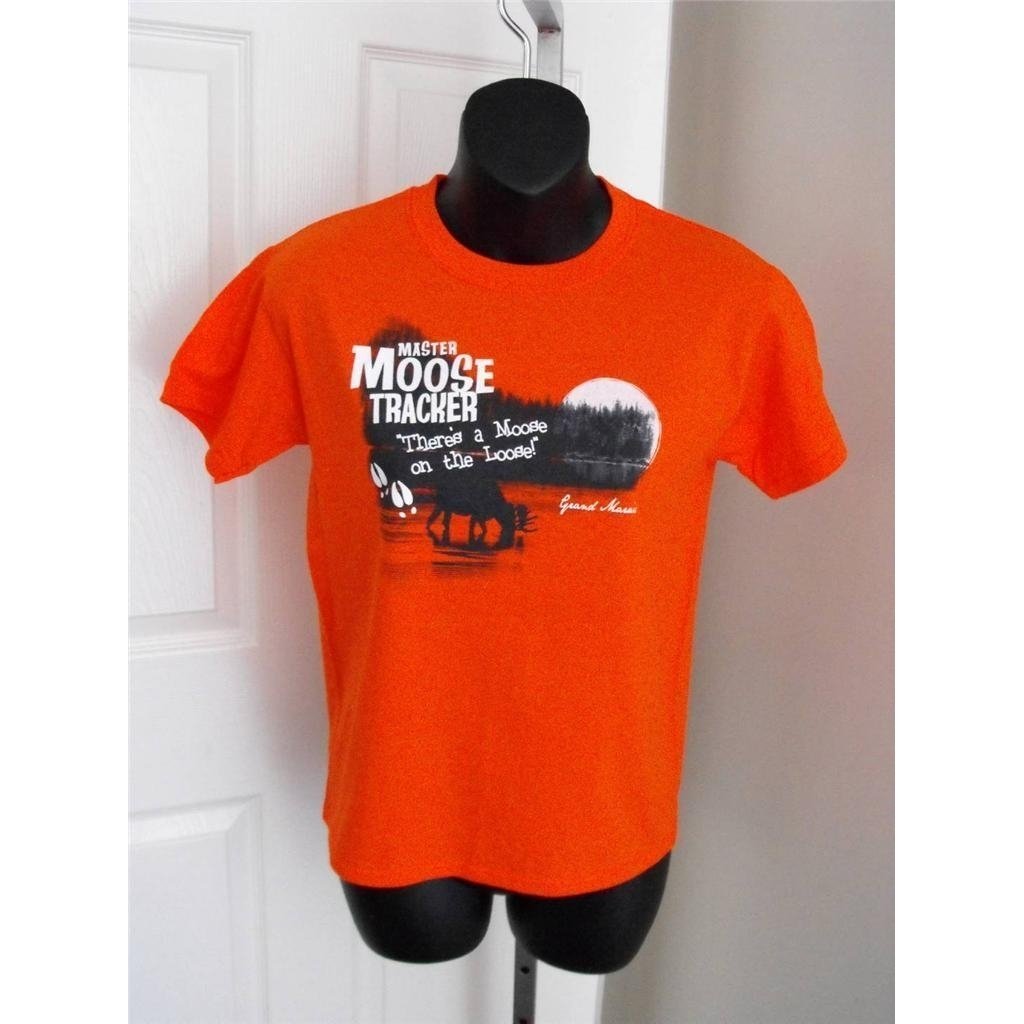 Grand Marais Master Moose Tracker Youth Large T-Shirt Image 1