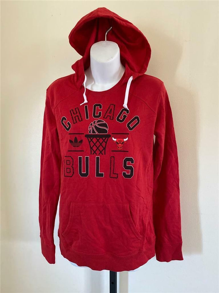 Chicago Bulls Womens Size S Small Red Light Hoodie Image 2