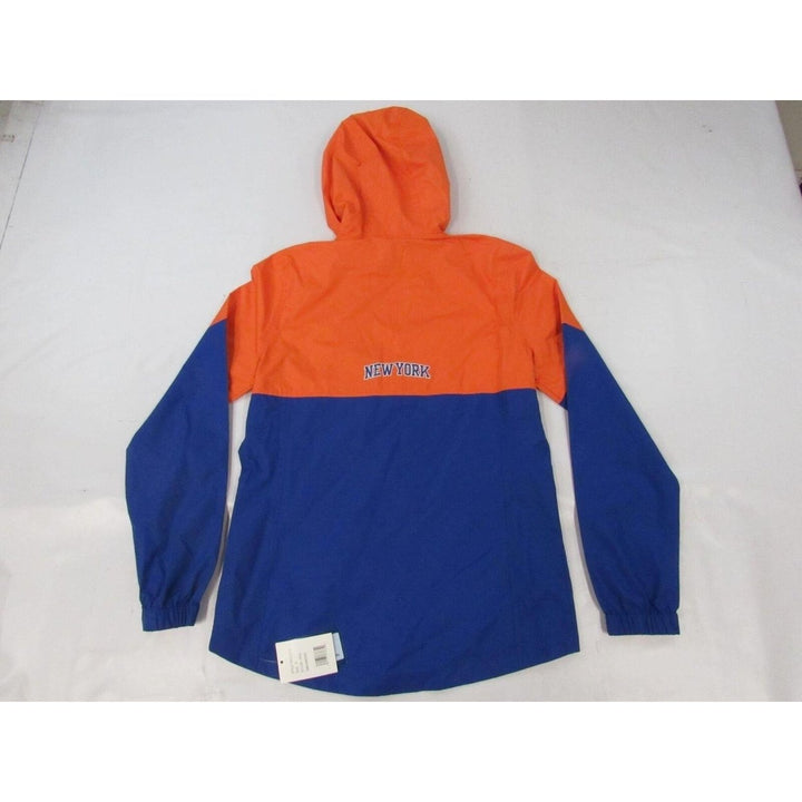 York Knicks Womens Size S NBA4Her Blue/Orange Full-Zip Windbreaker Jacket Image 2