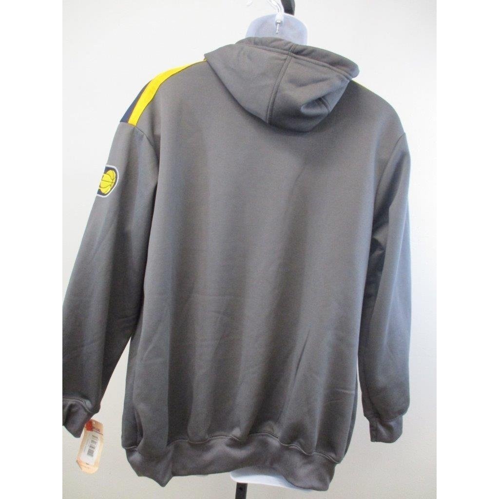 Indiana Pacers Youth Size XL XLarge 18/20 Majestic Gray Hoodie MSRP 50 Image 4