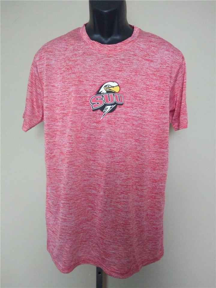 SUU Southern Utah Thunderbirds Mens Size L Red Russell Athletic Shirt Image 1