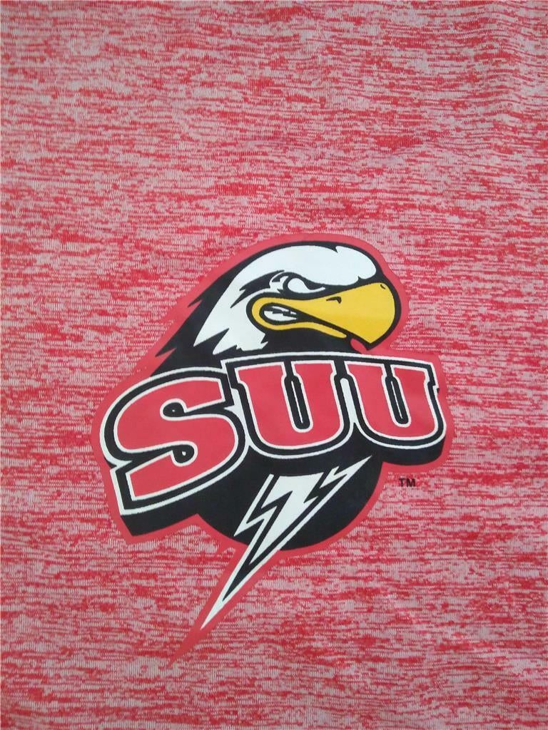 SUU Southern Utah Thunderbirds Mens Size L Red Russell Athletic Shirt Image 2