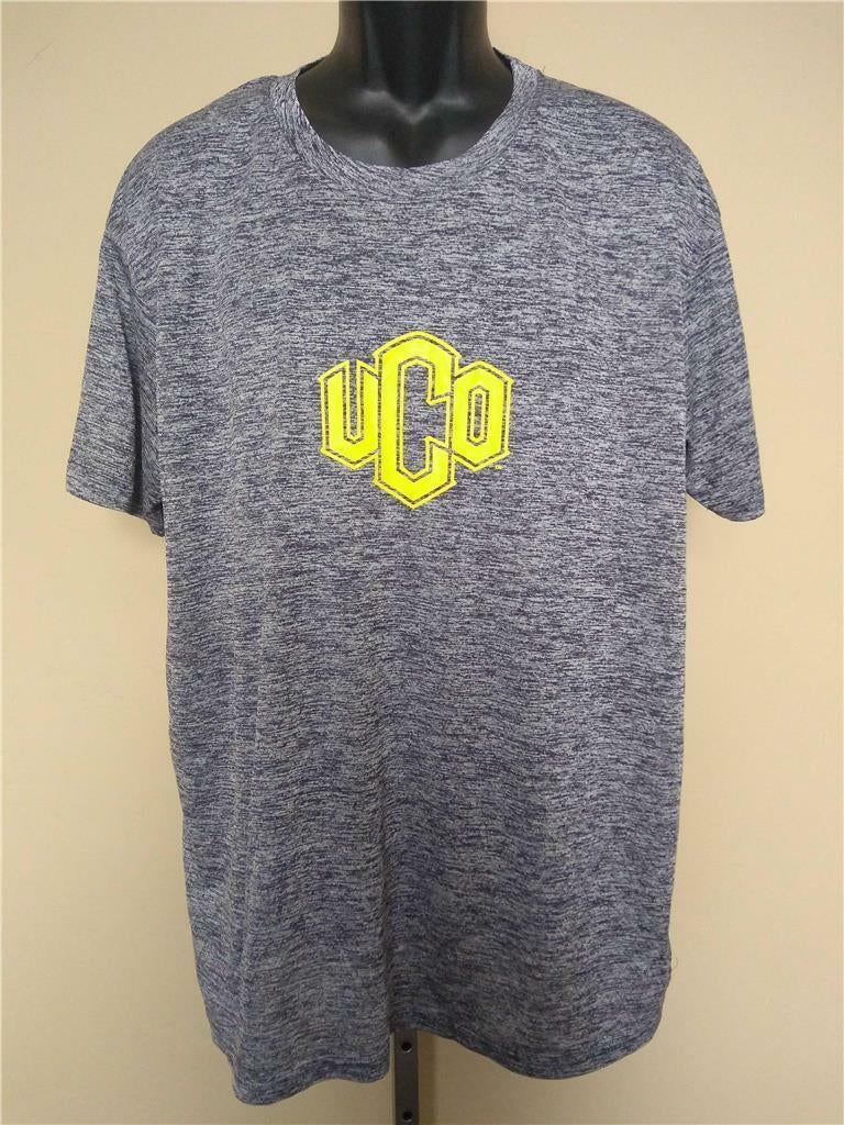 UCO Central Oklahoma Bronchos Mens Size XL Blue Russell Athletic Shirt Image 1