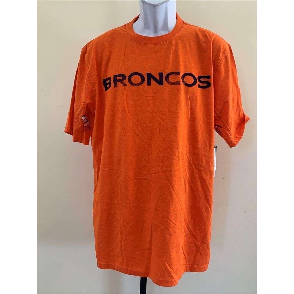 Denver Broncos Mens Size XL Orange Hands High Shirt Image 1