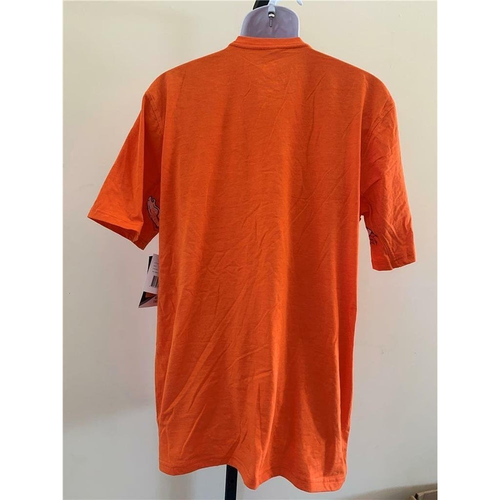 Denver Broncos Mens Size XL Orange Hands High Shirt Image 2