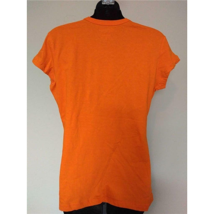 Edmonton Oilers Hockey Womens Size S Small Orange Shirt Image 3