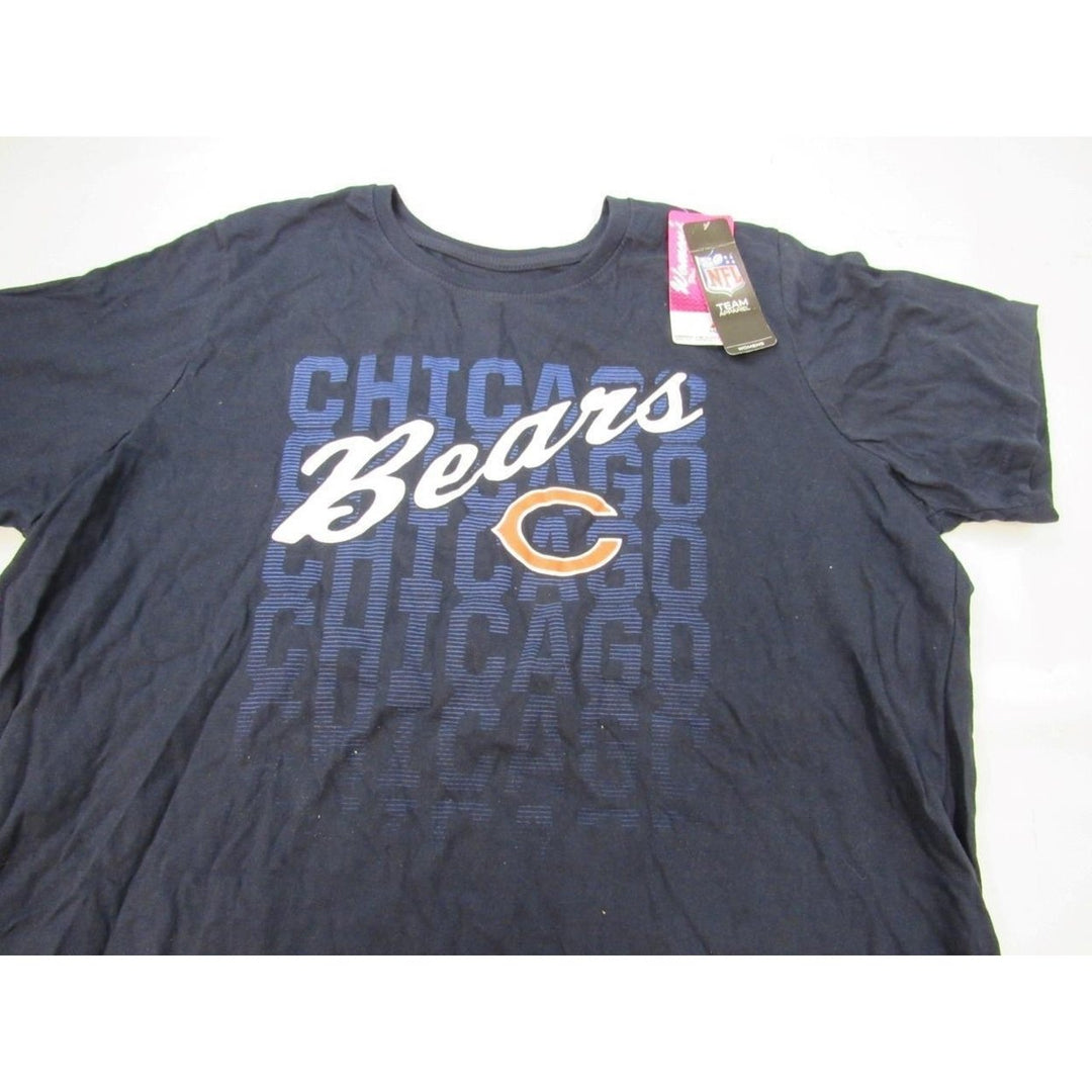 Chicago Bears Womens Plus Size 1X Navy Majestic Shirt Image 4