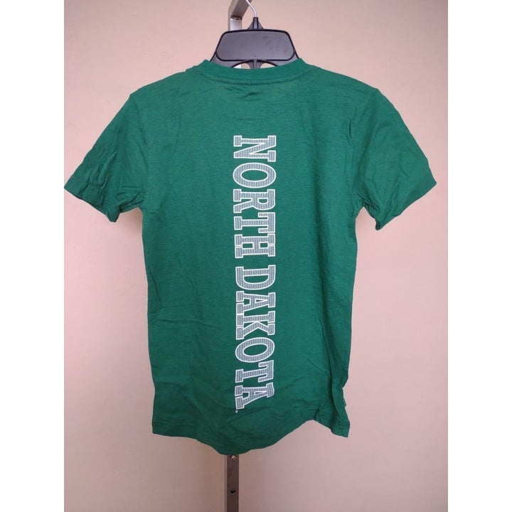 North Dakota Fighting Hawks Youth Size S Small 8 Green Adidas Shirt Image 3