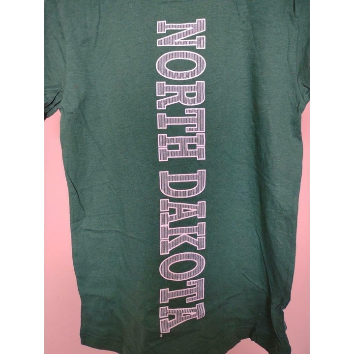 North Dakota Fighting Hawks Youth Size S Small 8 Green Adidas Shirt Image 4